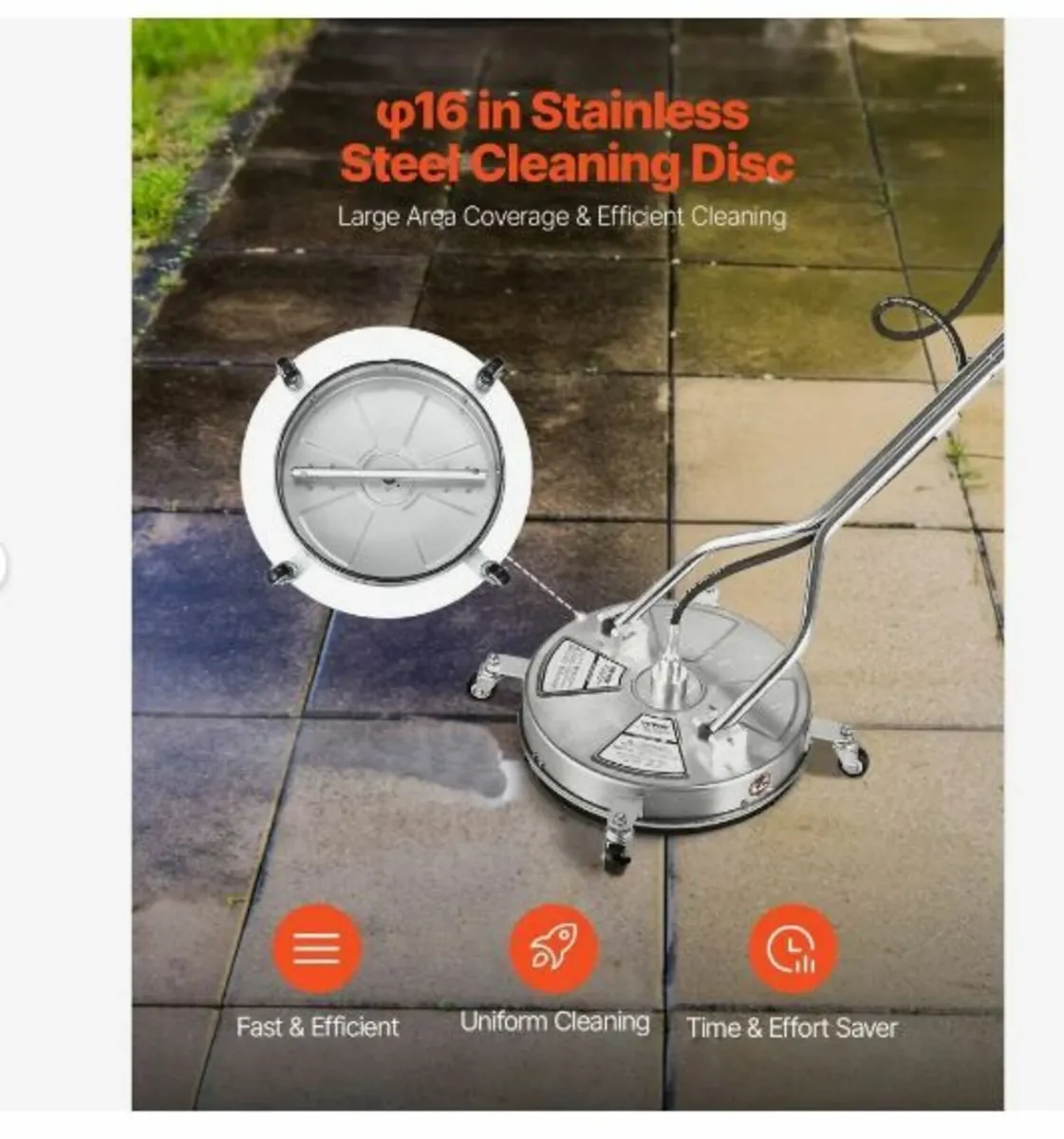 18" Pressure Washer Surface Cleaner - Image 2