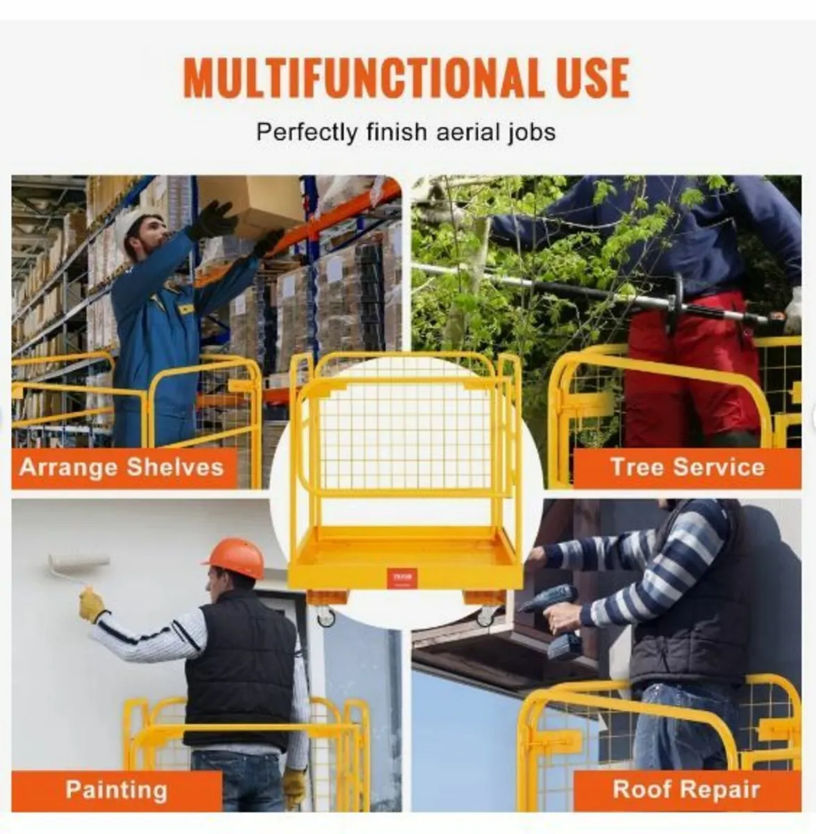 Forklift Safety Cage, 544.3 kg Load Capacity - Image 4