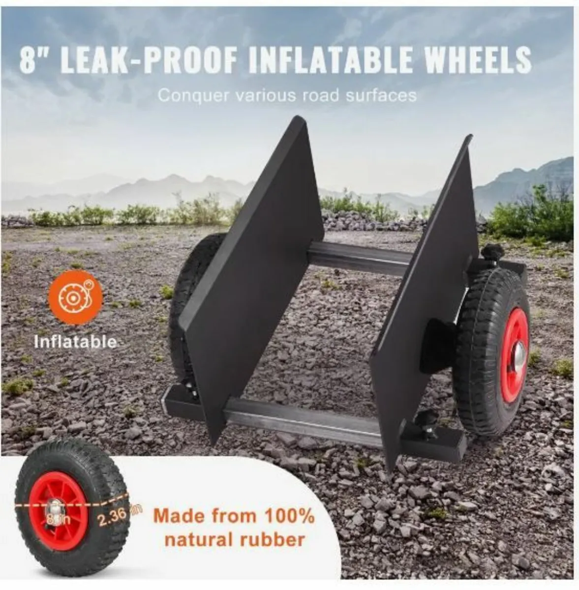 Panel Dolly 272 kg Drywall Door Cart - Image 4
