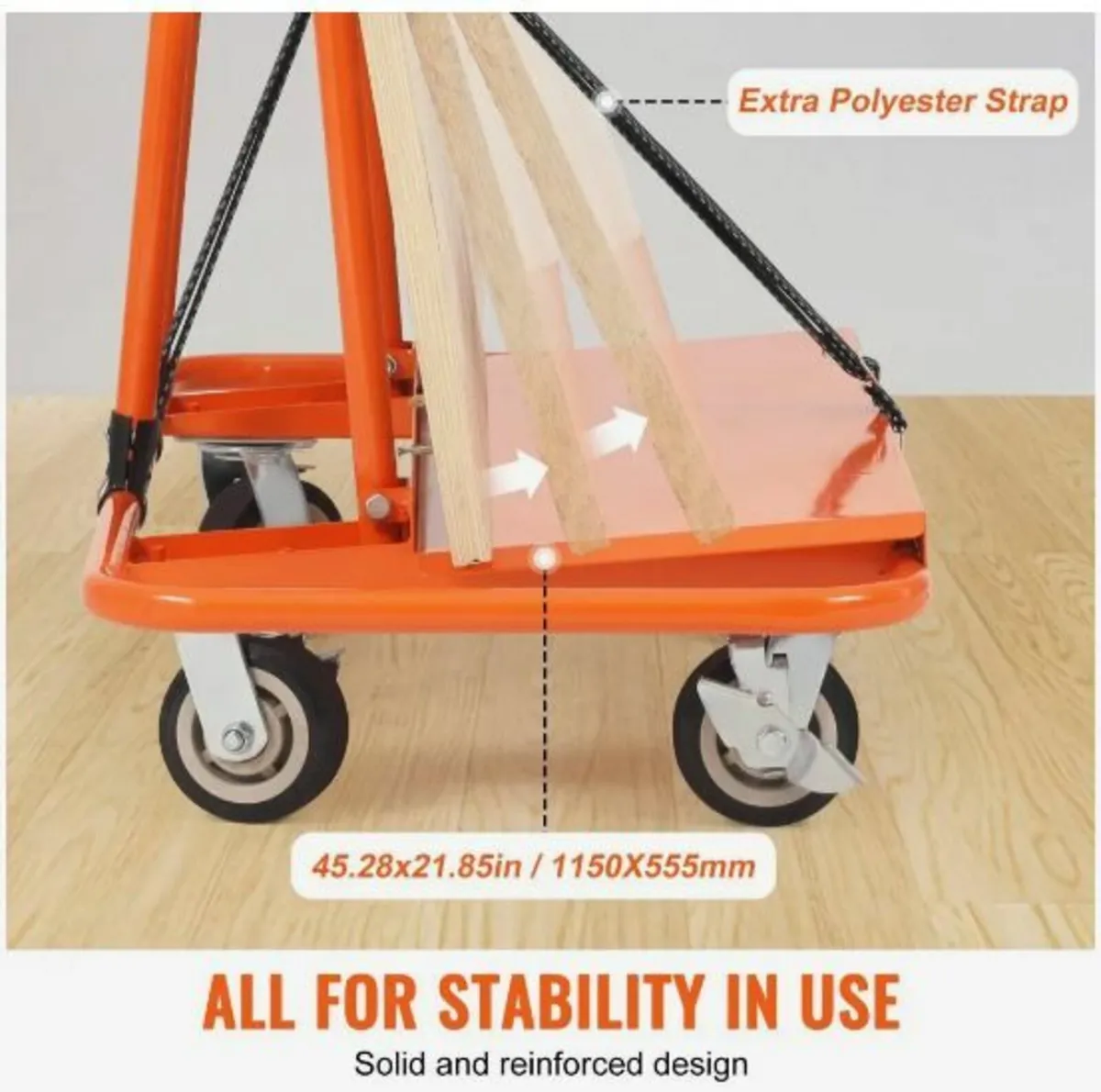 Drywall Cart, 1,361 kg Panel Dolly Cart - Image 3