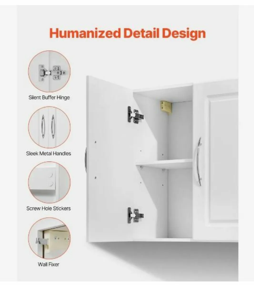 23.6 in Laundry Room Wall Cabinet - Image 1