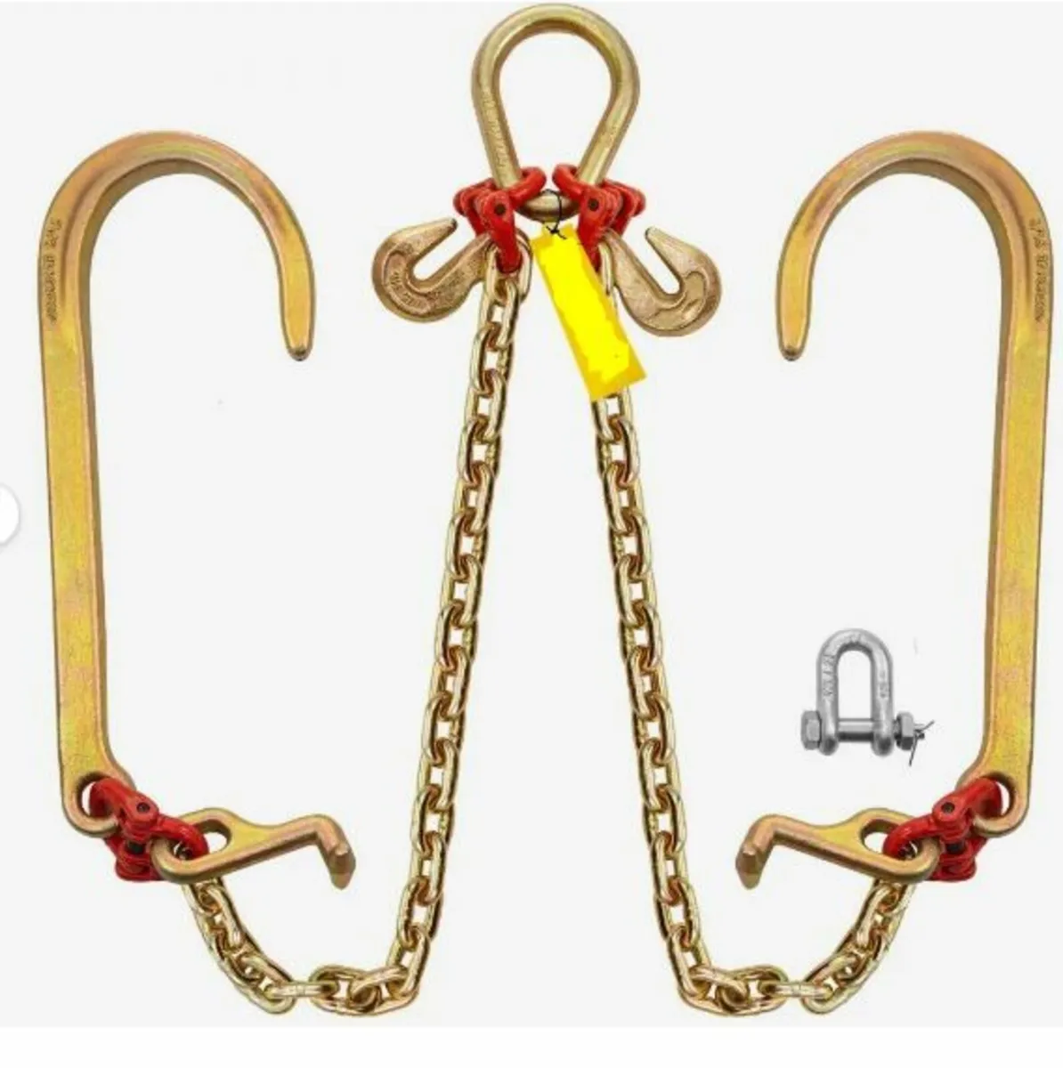V Bridle Chain, 5/16 in x 2 ft Bridle Tow - Image 1