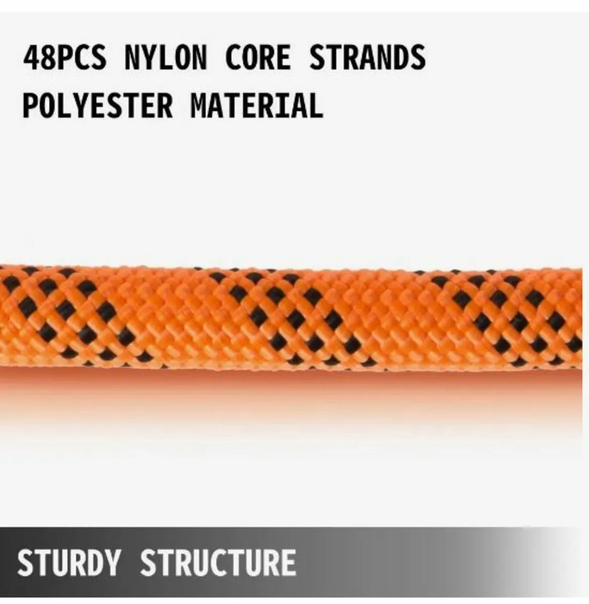 Polyester Rope 7/16" x 200', Load and Pulling Rope - Image 2