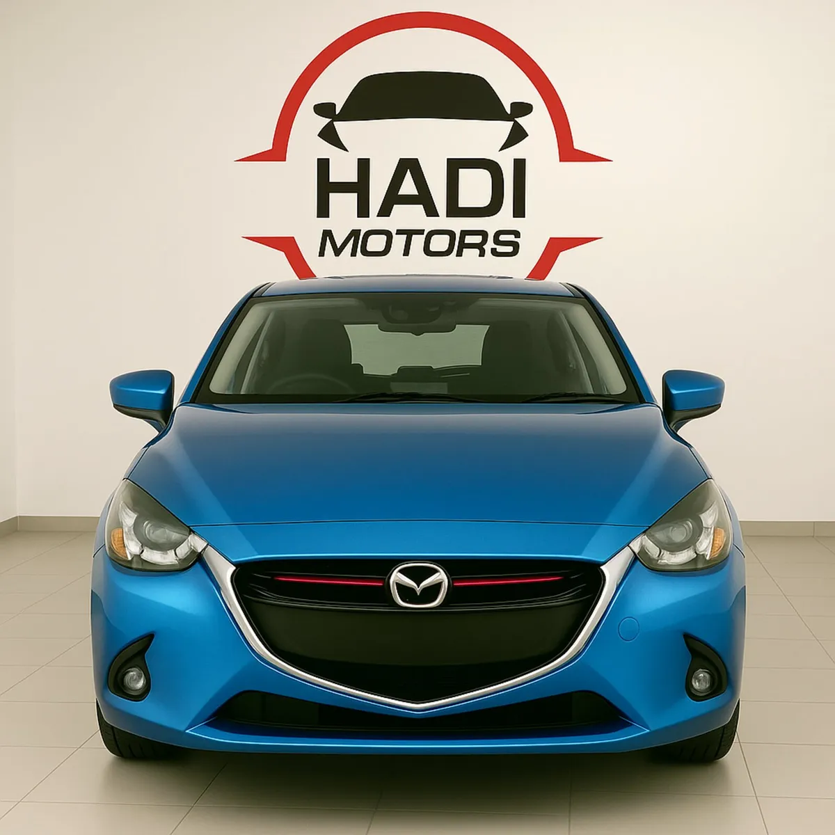 MAZDA DEMIO blue  1.49L high spec - Image 1