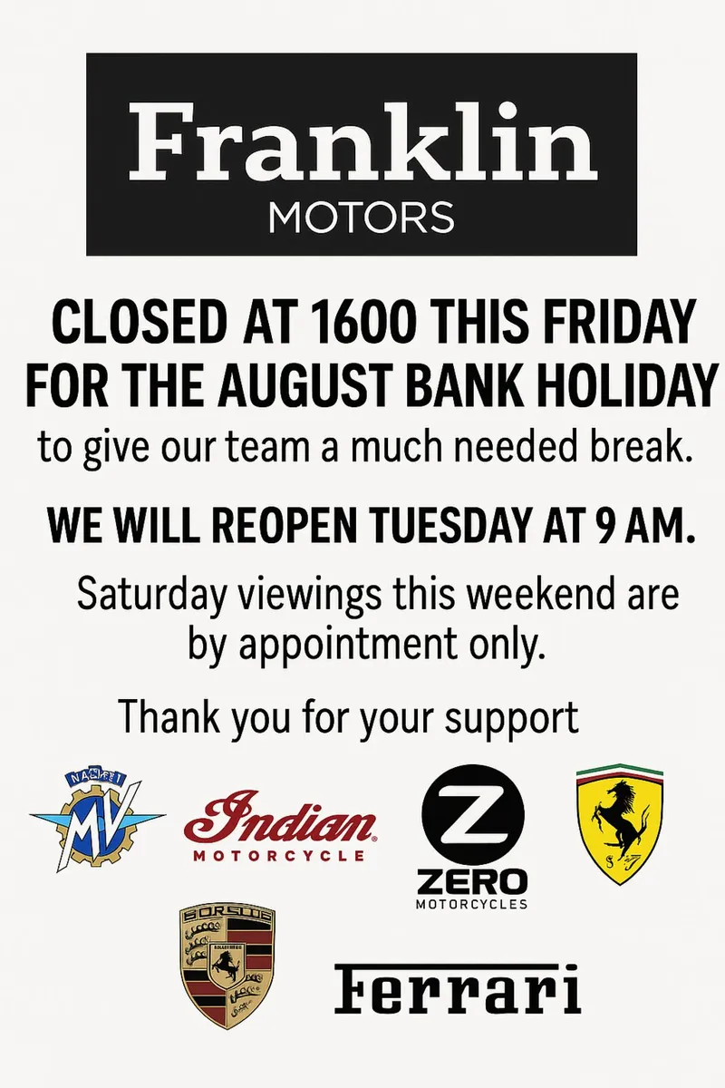 We are closed this Saturday