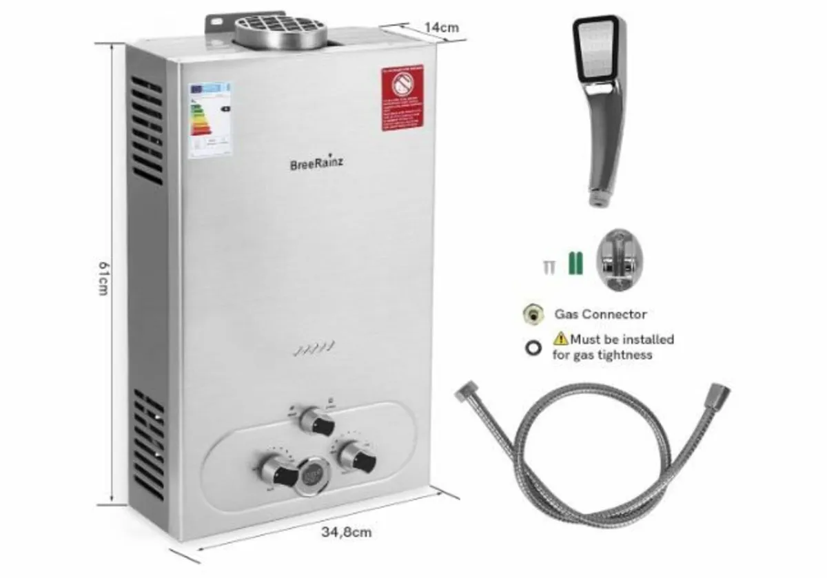 20LPM Gas Instantaneous Water Heater, 40 kW - Image 2