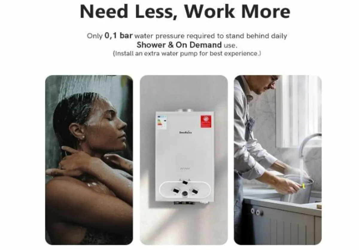 20LPM Gas Instantaneous Water Heater, 40 kW - Image 4