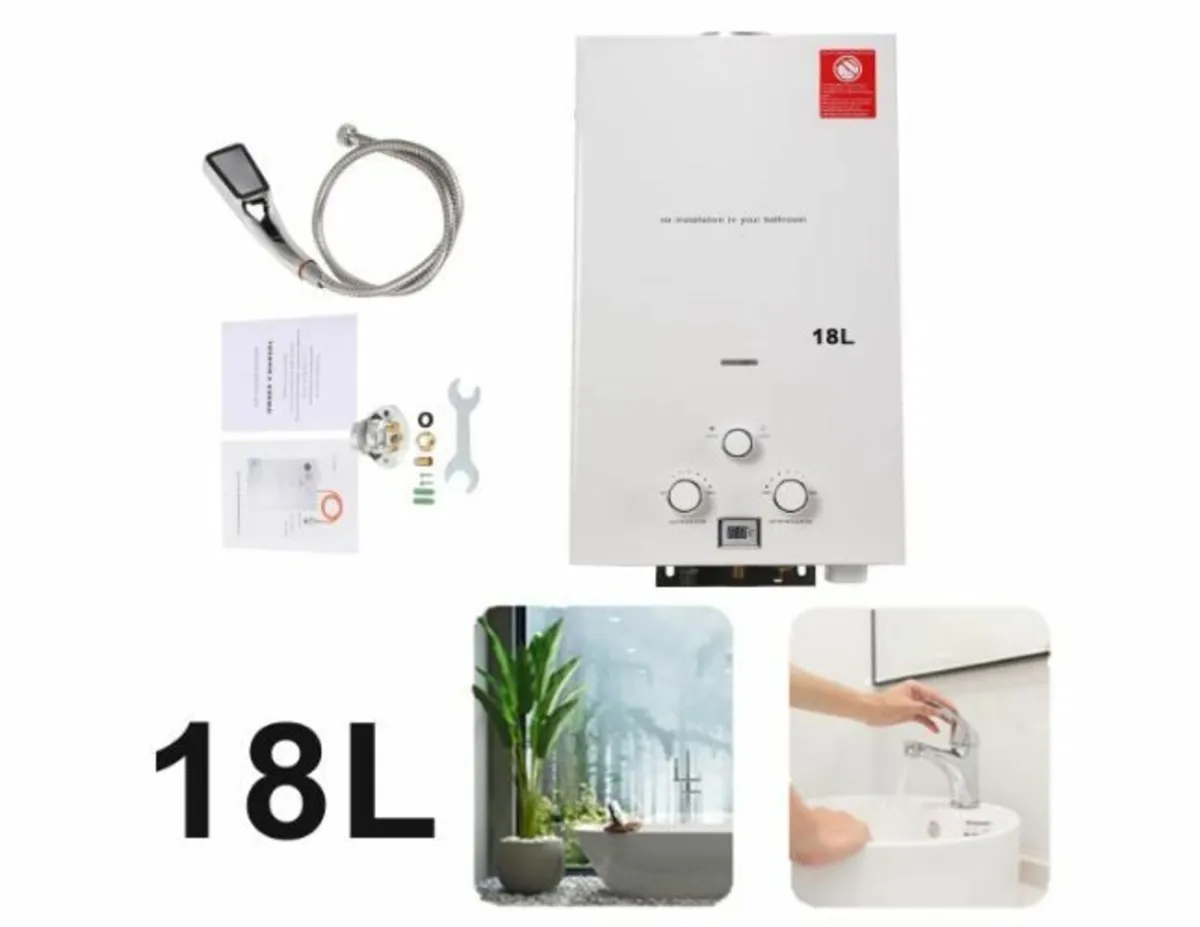 18L 36KW Gas Instantaneous Water Heater - Image 3