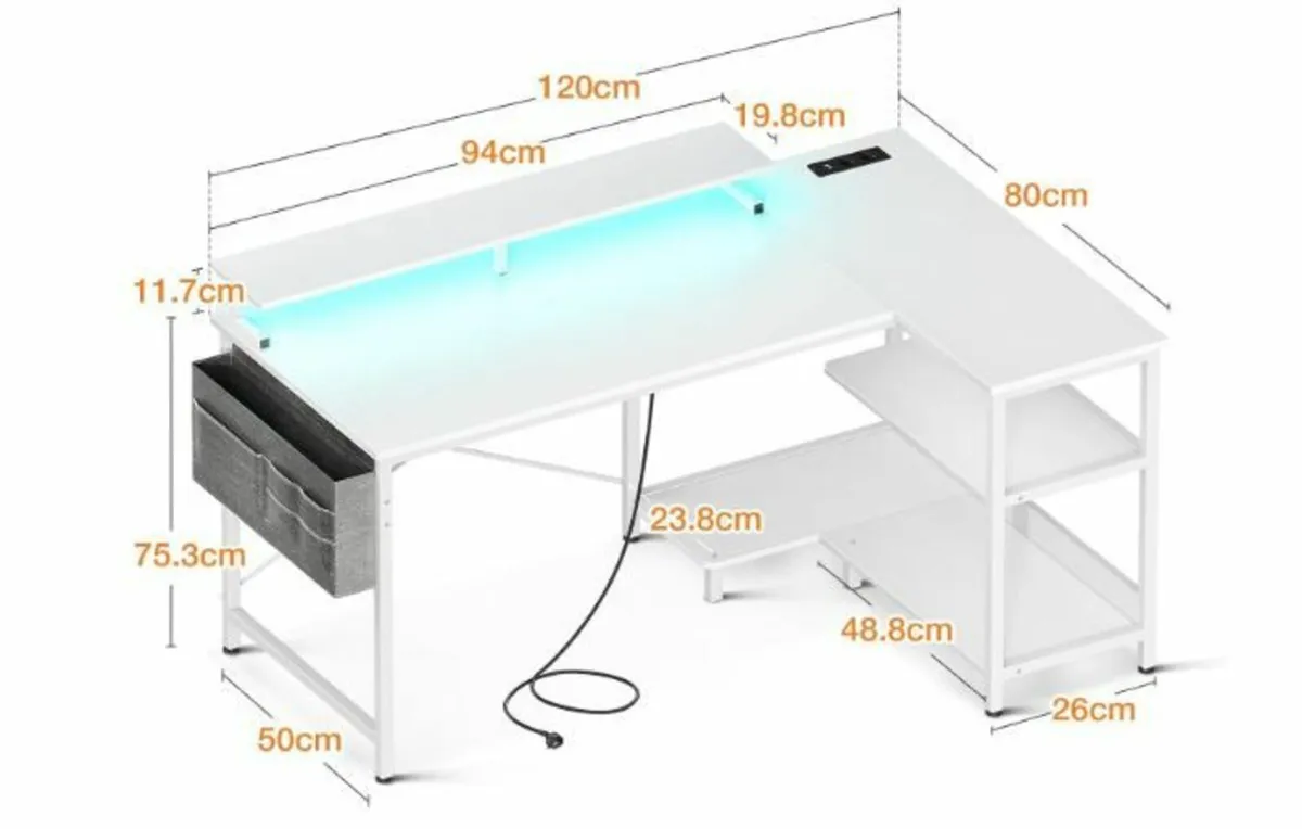 Gaming Table L Shape - Image 2