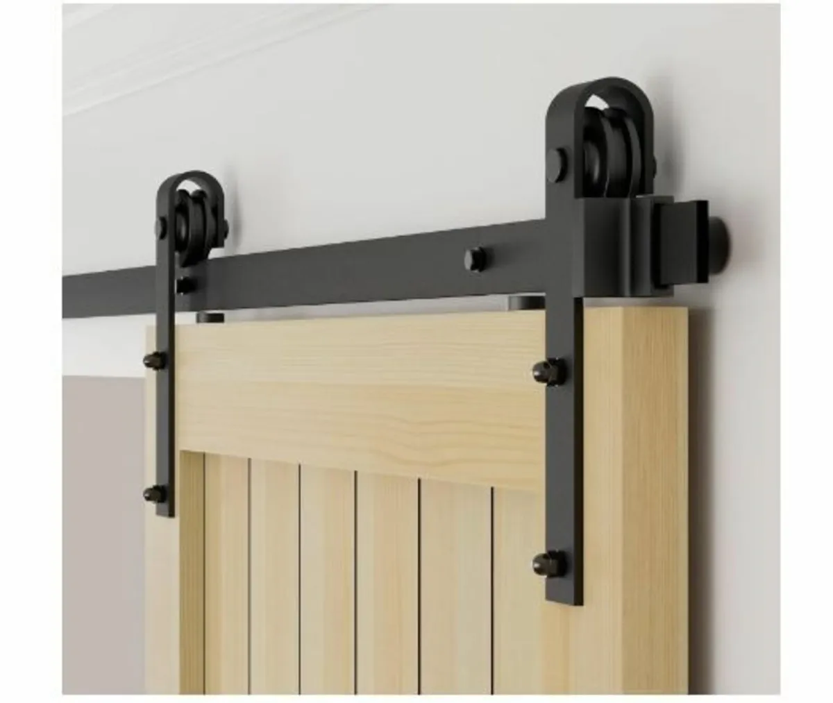 200CM Sliding Door Kit, 6 Foot Barn Door - Image 2