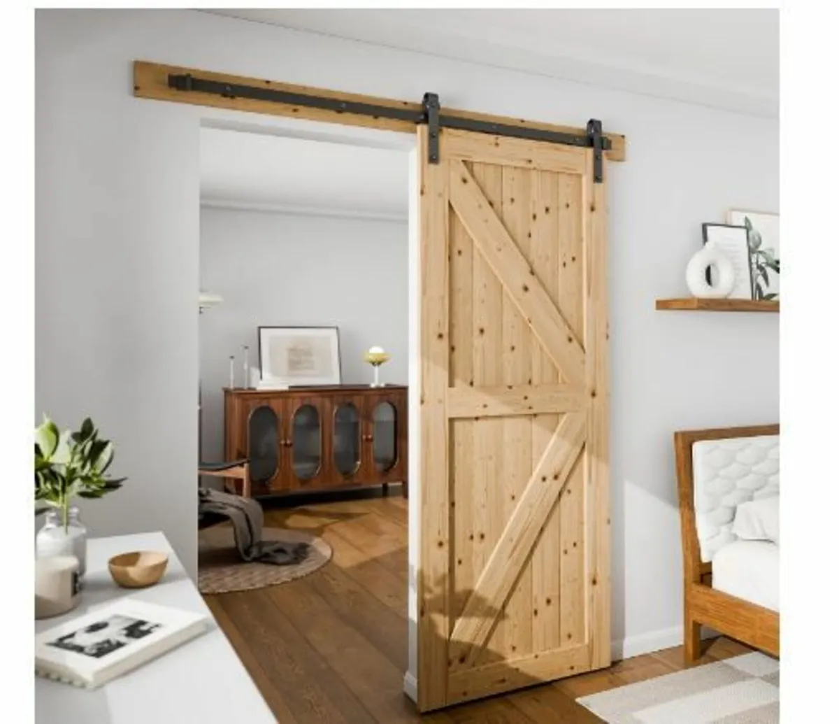 200 cm / 6.6 ft Sliding Door Fitting - Image 2