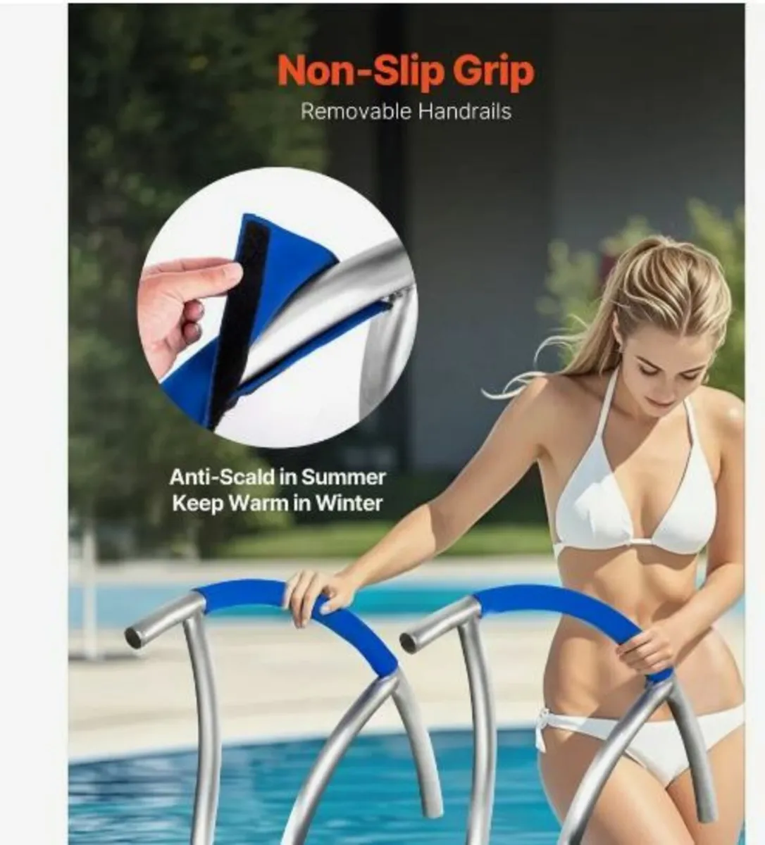 Pool Handrail, 30" x 30" Swimming Pool - Image 2