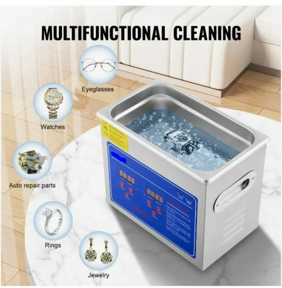 3L Ultrasonic Cleaner Machine Stainless Steel - Image 1