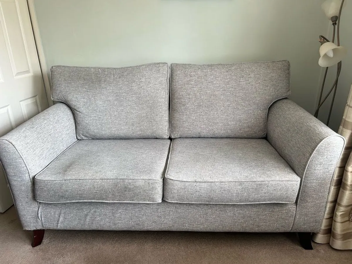 Grey 3 Seater sofa - Image 2