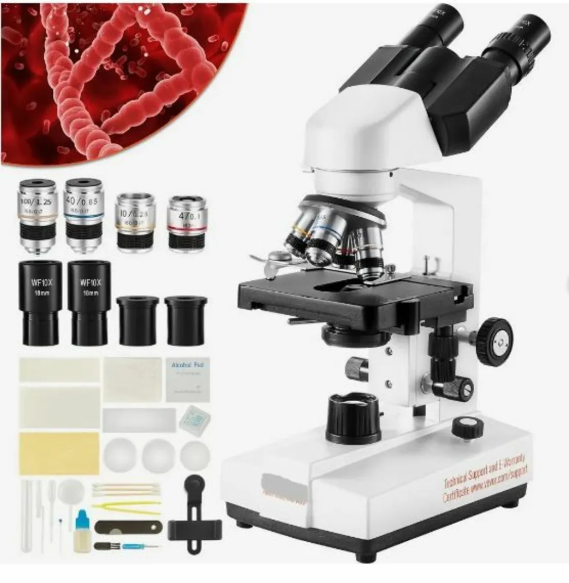 Binocular Compound Microscope 40X-2500X - Image 1