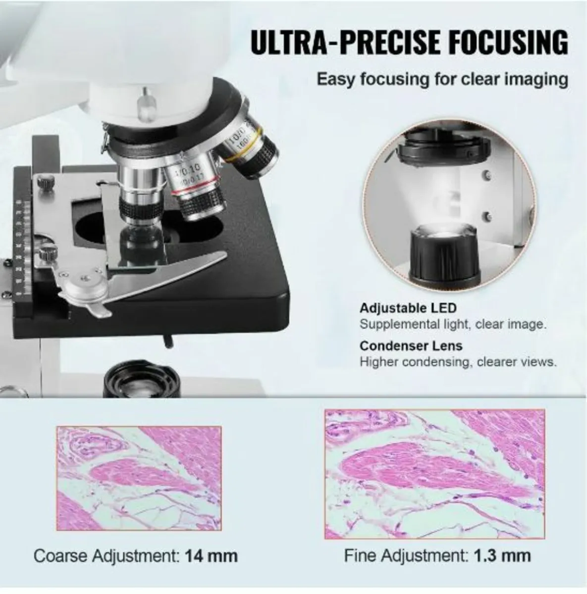 Binocular Compound Microscope 40X-2500X - Image 2