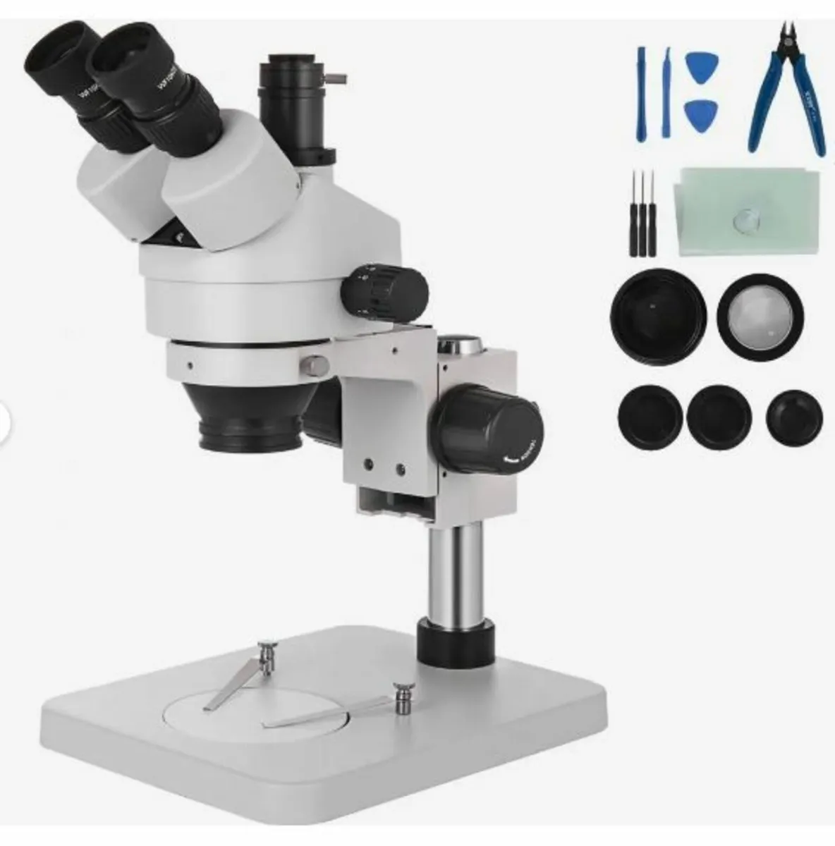 Stereo Microscope 360°Swiveling Trinocular - Image 1