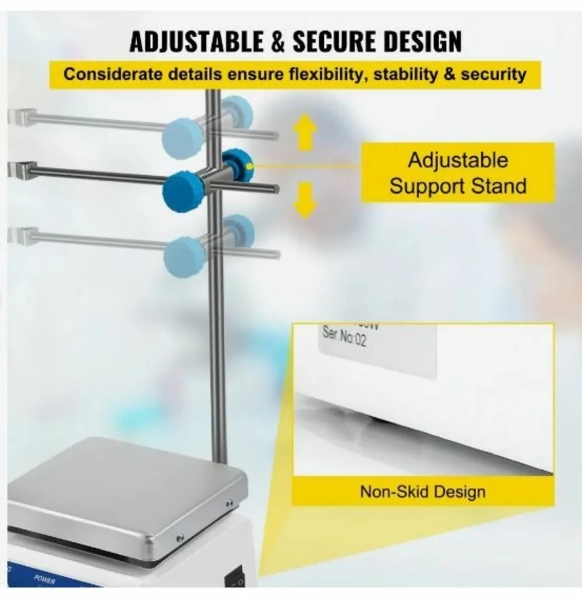 SH-2 Magnetic Stirrer Laboratory Magnetic - Image 4