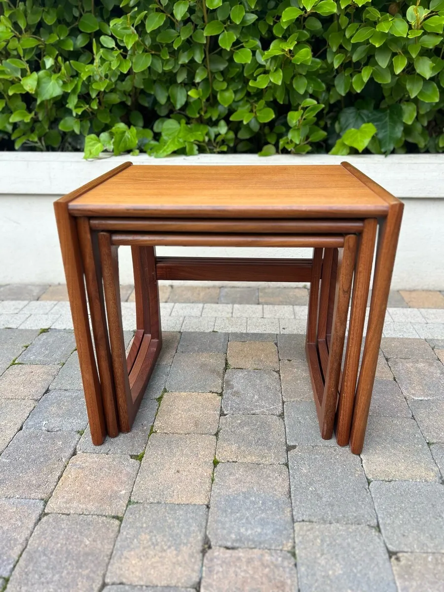 G Plan Quadrille trio of tables retro vintage - Image 1