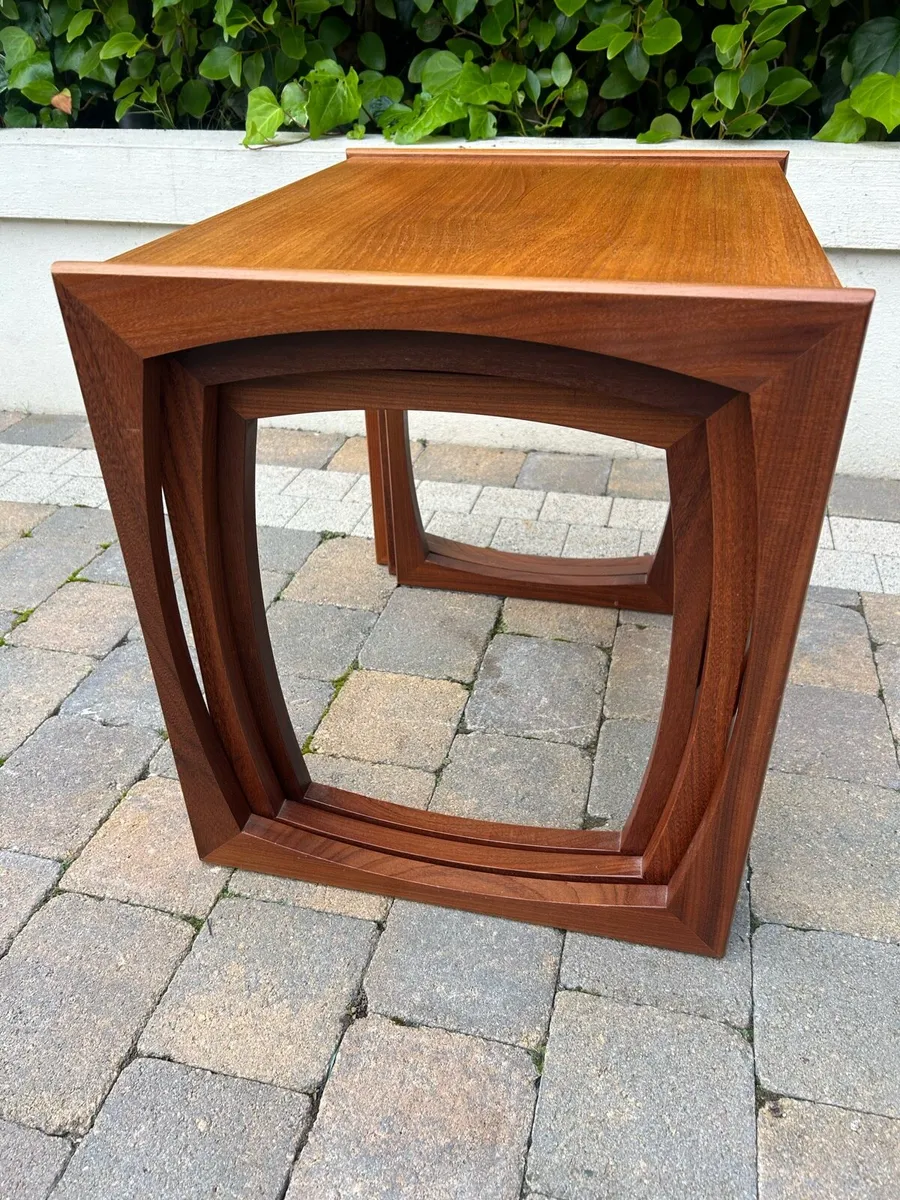 G Plan Quadrille trio of tables retro vintage - Image 4