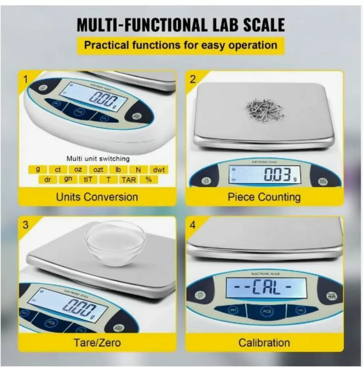 Analytical Balance, 5000g x 0.01g Accuracy Lab Sca - Image 1