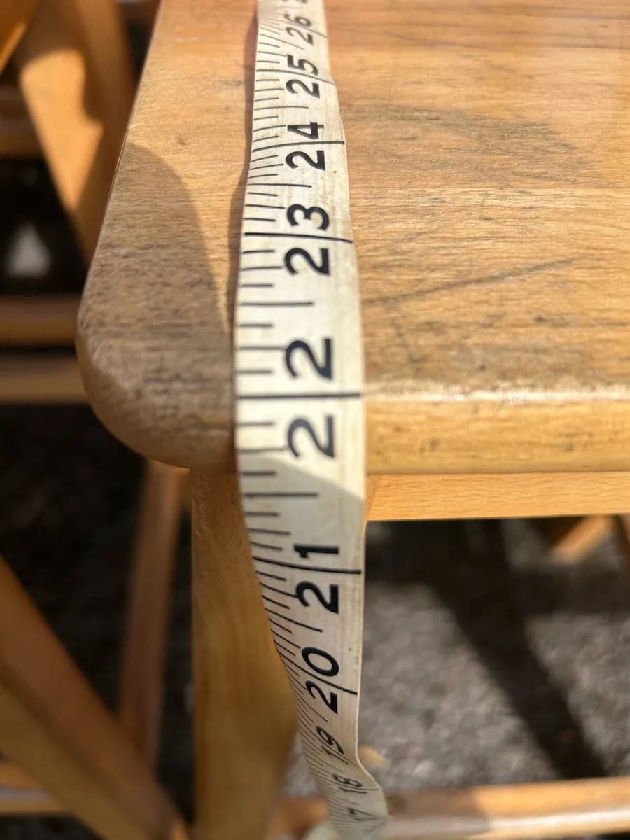 Vintage adult size science lab stools - Image 3