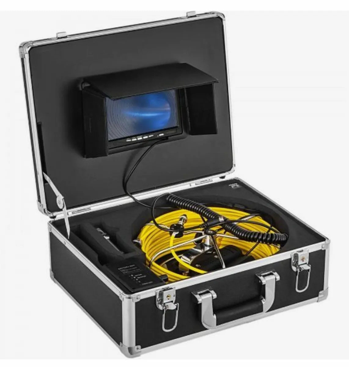 30M Sewer Inspection Video Camera 7” Monitor - Image 1