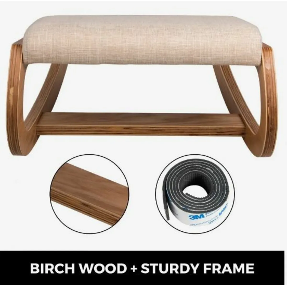 Ergonomic Kneeling Chair 99.8 kg Load Capacity - Image 4