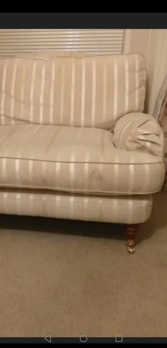 Stunning Laura Ashley.Snuggler C/W Brass Castors - Image 3