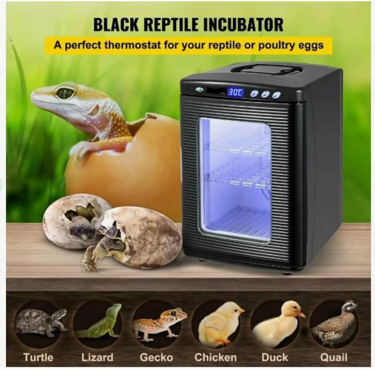 25L Reptile Herp Nursery Egg Incubator - Image 4