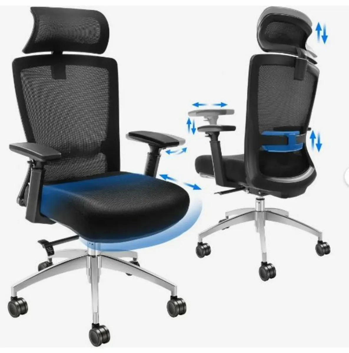 Ergonomic Office Chair with Slide Seat - Image 1