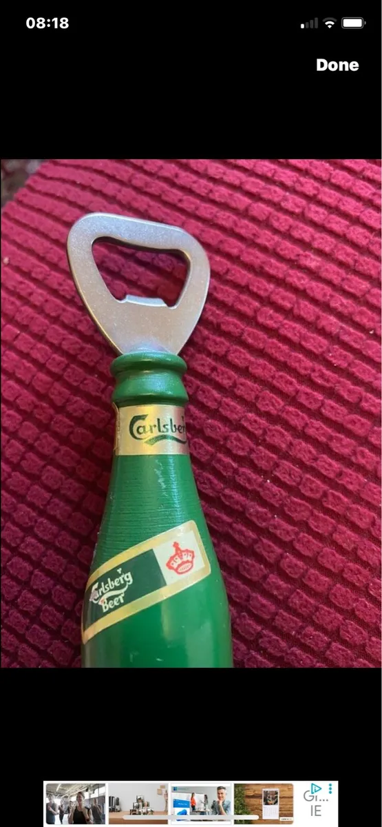 Vintage Timber Carlsberg Bottle Opener - Image 3