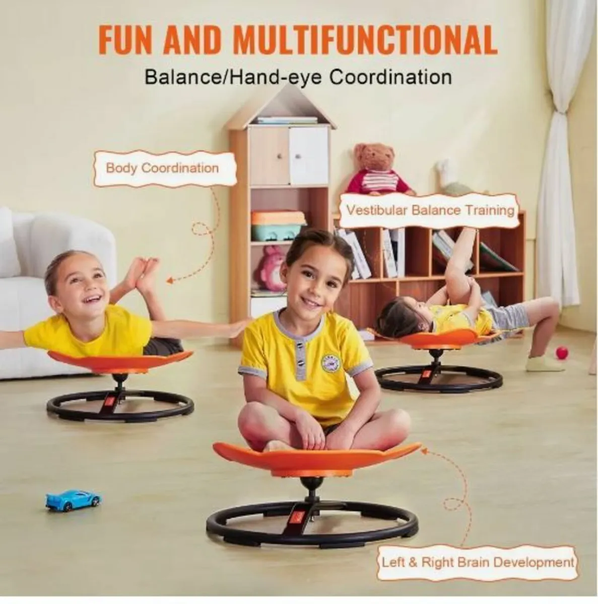 Elephant Kids Spinning Chair 220 lbs - Image 4