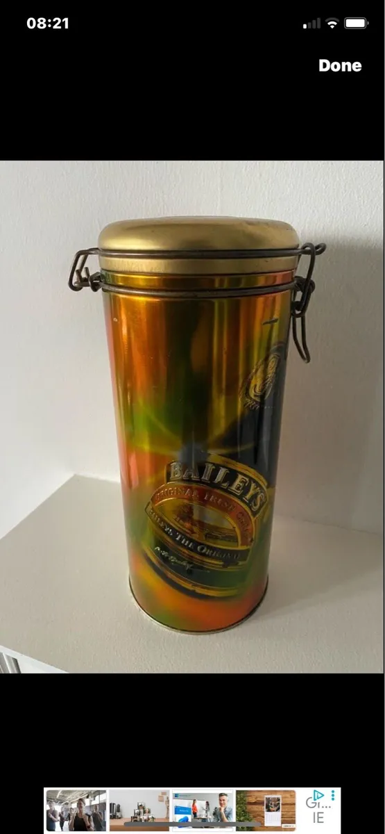 Vintage Bailey’s Metal Box - Image 1