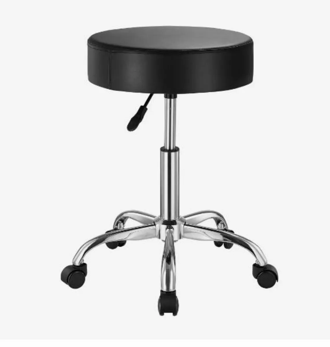 Round Rolling Stool Swivel Work Stool - Image 1