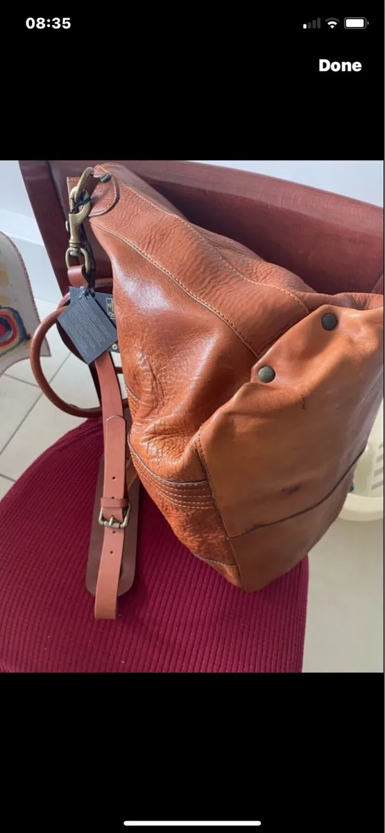 NEW-Massimo Dutti Leather Shoulder/ Handbag - Image 3