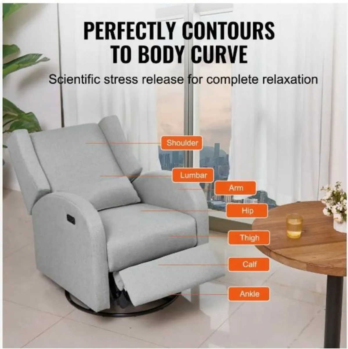Electronic Power Recliner and Swivel Glider - Image 4