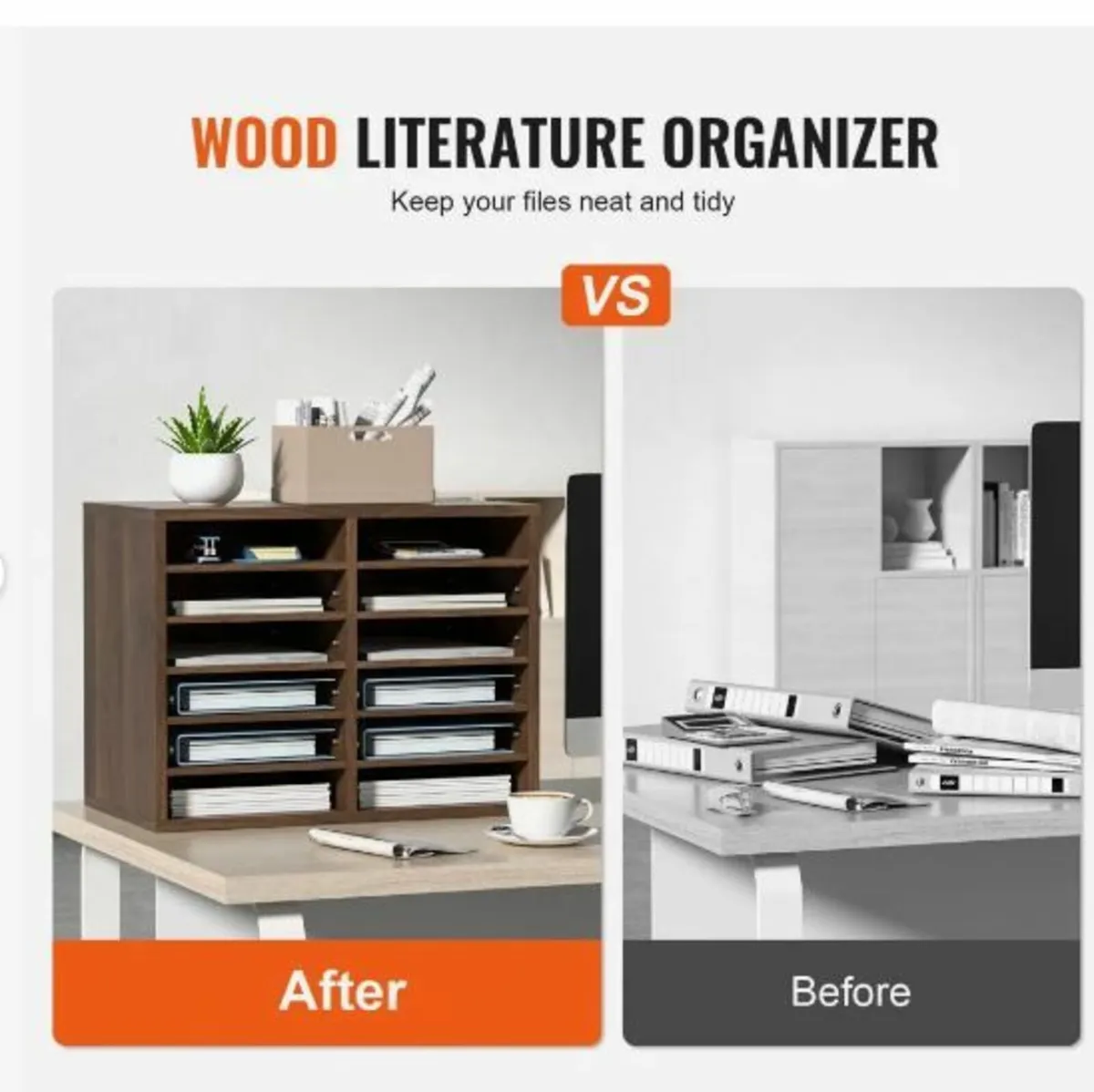 Literature Organizers, 12 Compartments Office - Image 2