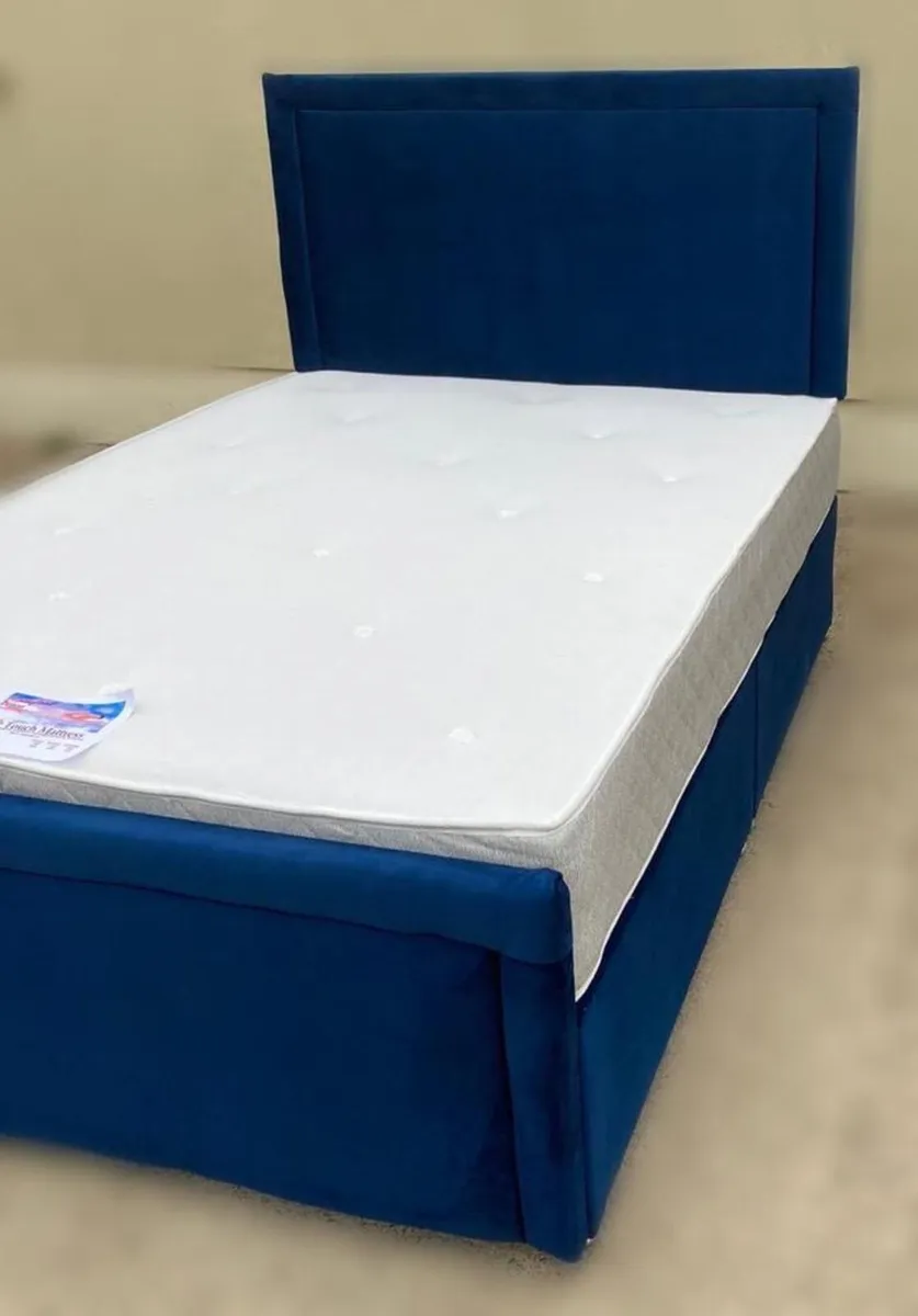 Bumper sandy divan beds and mattress - Image 1