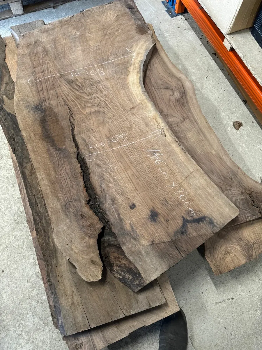 Turkish Olive Wood & Black Walnut slab - Image 3