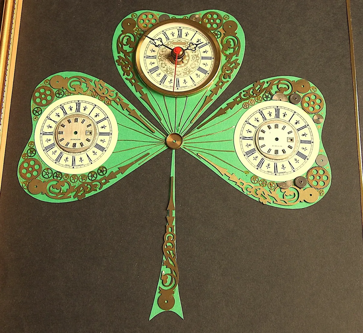 Vintage Shamrock & Harp Artwork by J. Ammon 1984 - Image 3