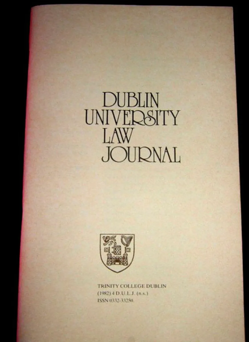 Dublin University Law Journal (DULJ) 1982 - Image 4