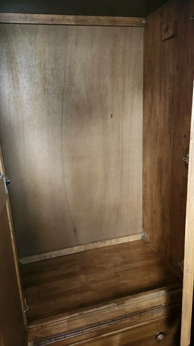 2 large solid pine wardrobes - Image 3
