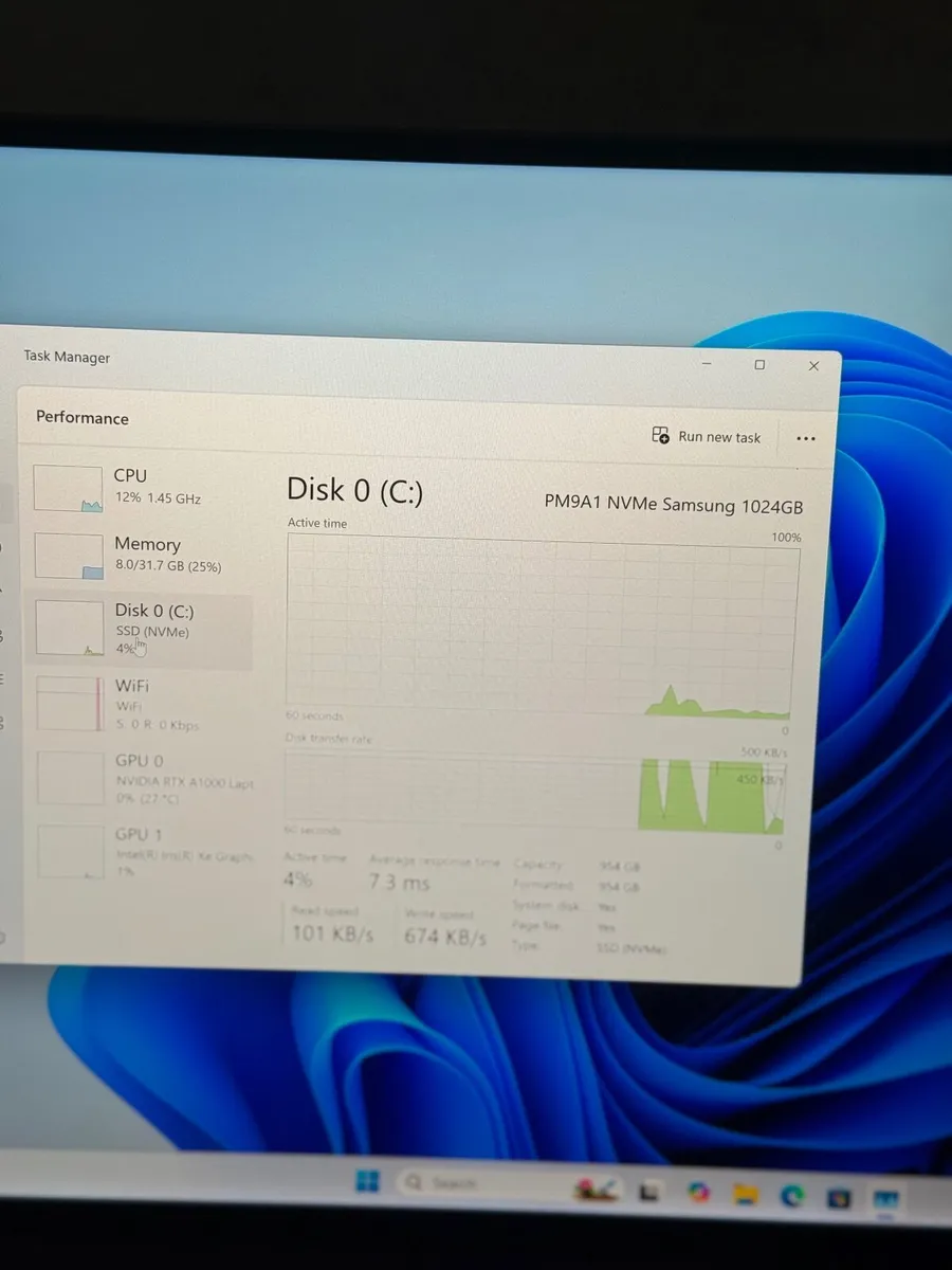 Dell Precision 5570 Laptop i7/32GB/1TSSD/4K/Nvidia - Image 4