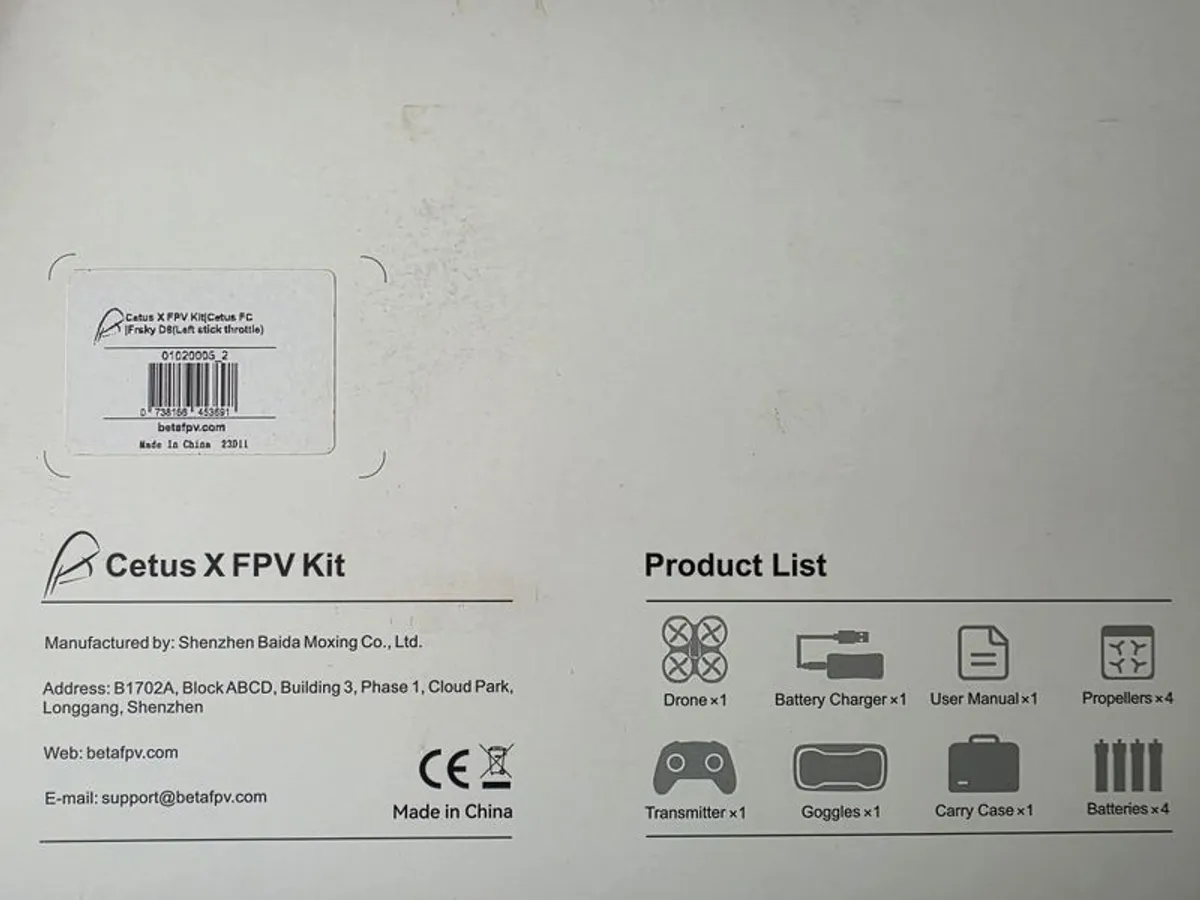 Brand New BETAFPV Cetus X fpv kit - Image 3