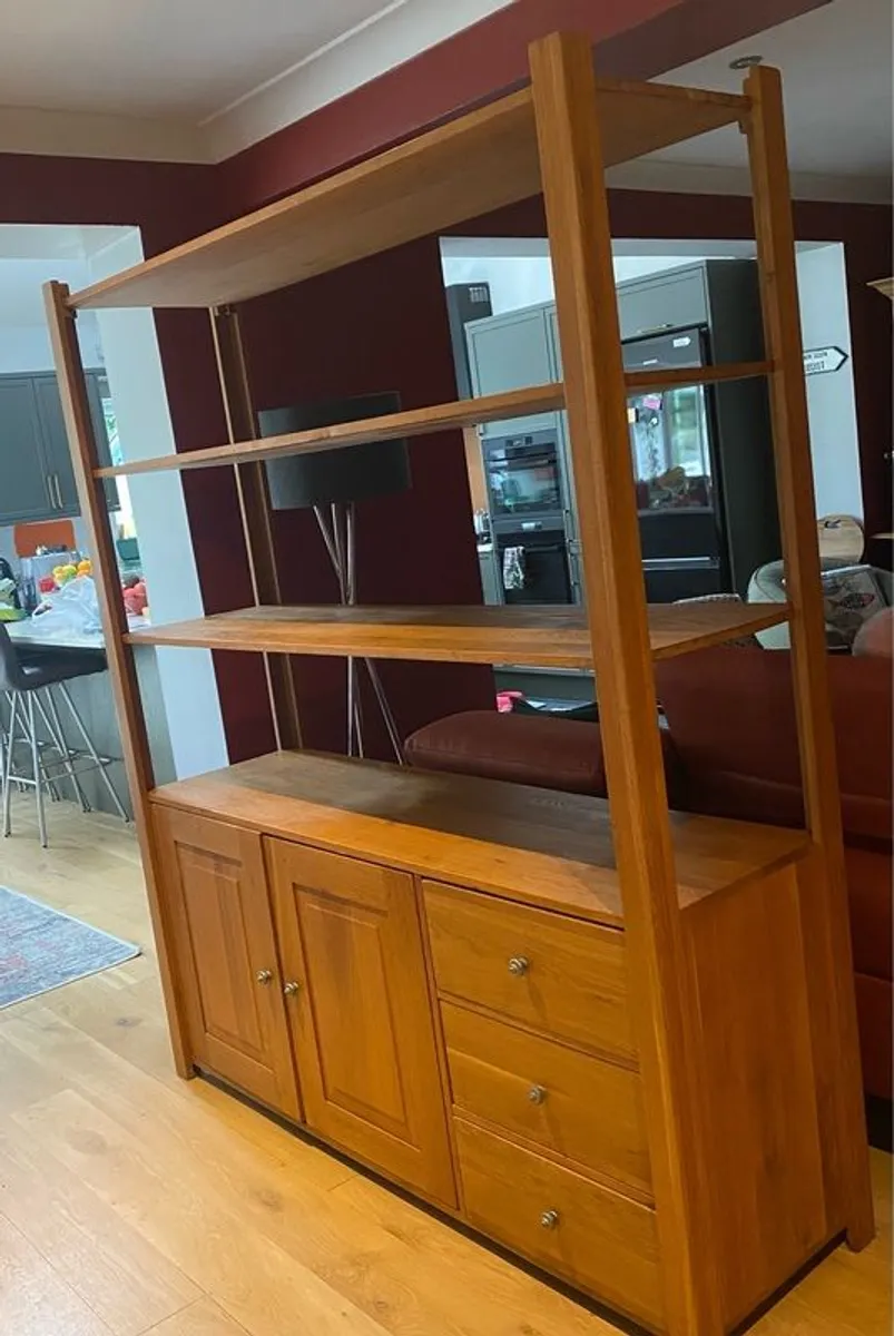 Solid Irish Oak display unit / room-divider - Image 1