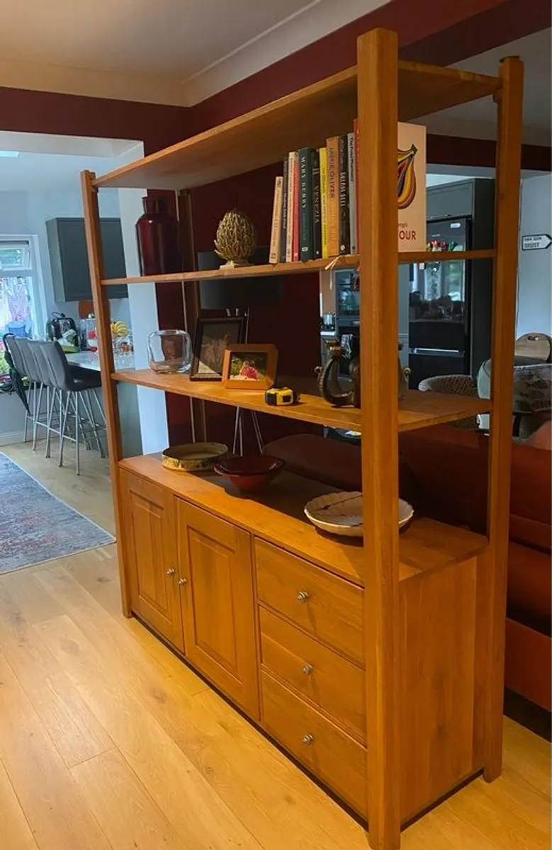 Solid Irish Oak display unit / room-divider - Image 3