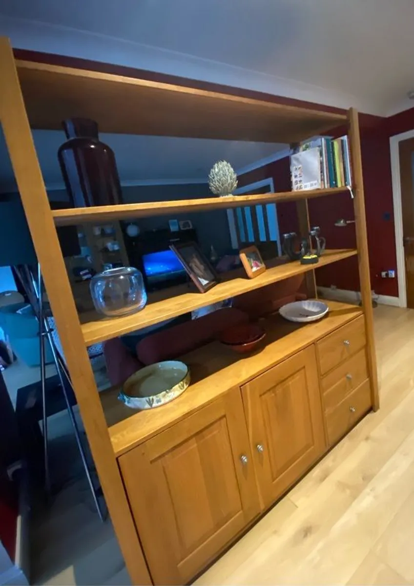 Solid Irish Oak display unit / room-divider - Image 4