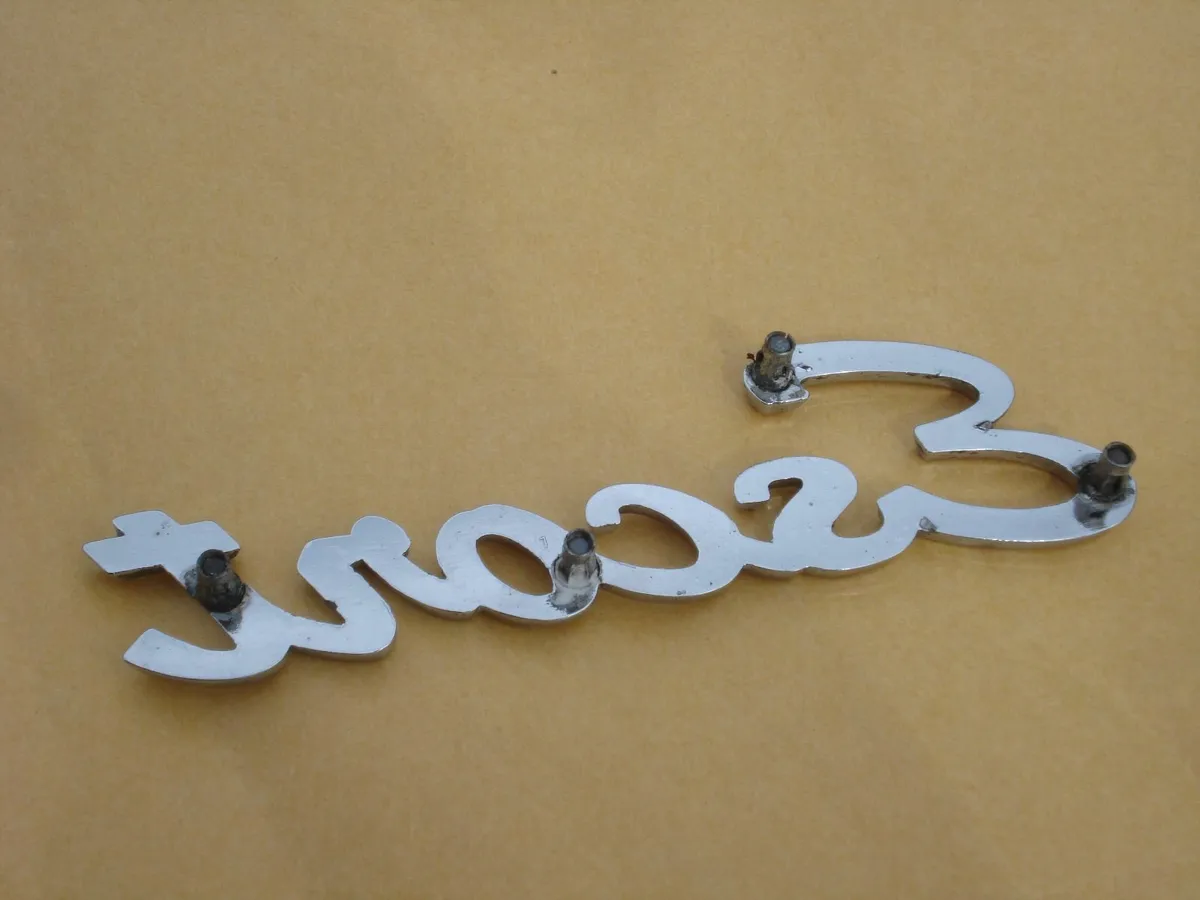 FORD ESCORT MK1 RS MEXICO CHROME  BOOT BADGE. - Image 3
