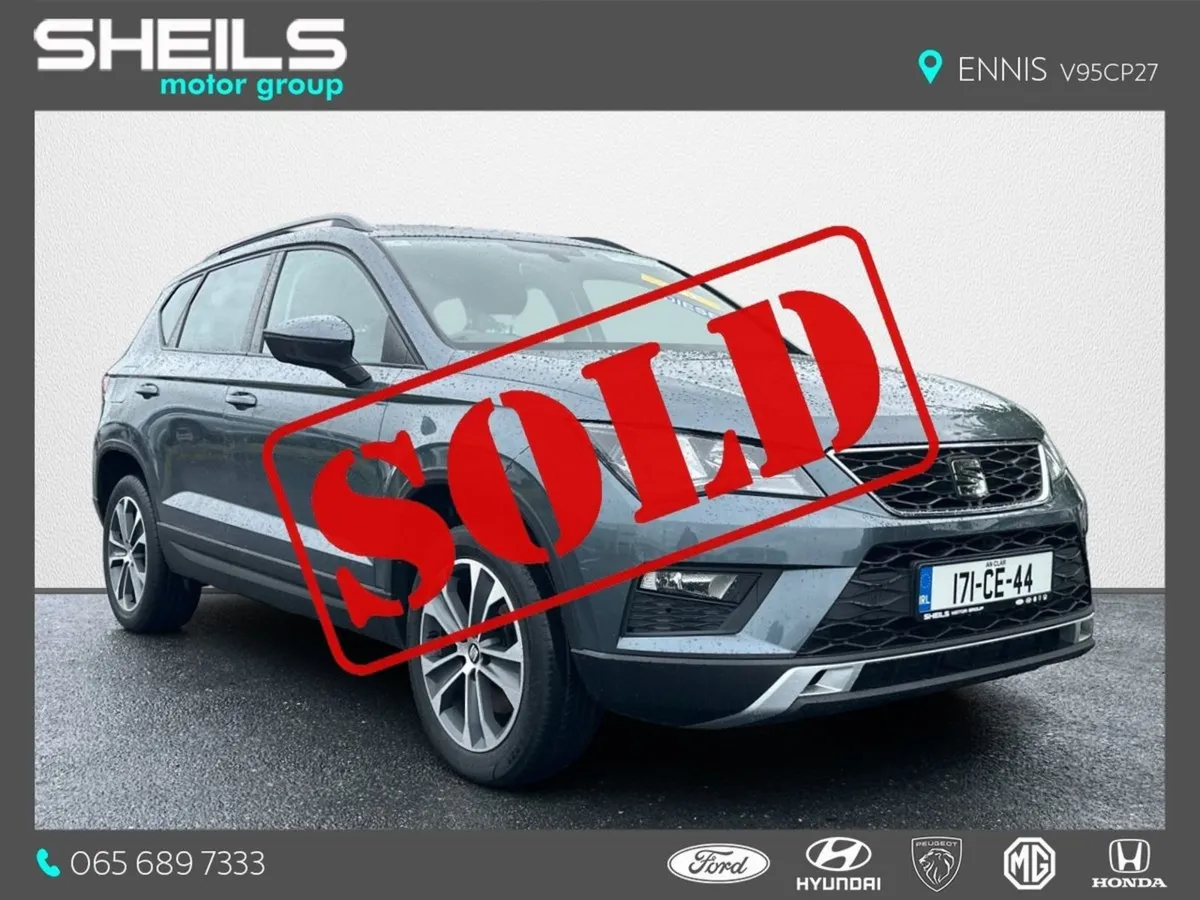 SEAT Ateca  sold  1.6 Diesel Eco S 115BHP - Image 1